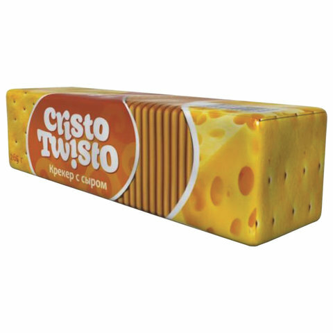 Печенье белогорье "Кристо-Твисто", комплект 10 шт., крекер с сыром, 205 г, 44-25 - фотография № 1