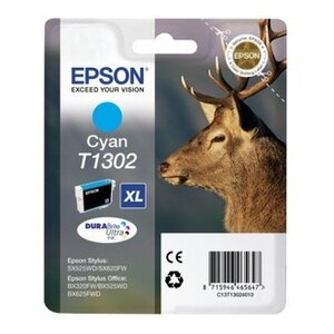 Epson Картридж Epson C13T13024010 T1302 Cyan голубой