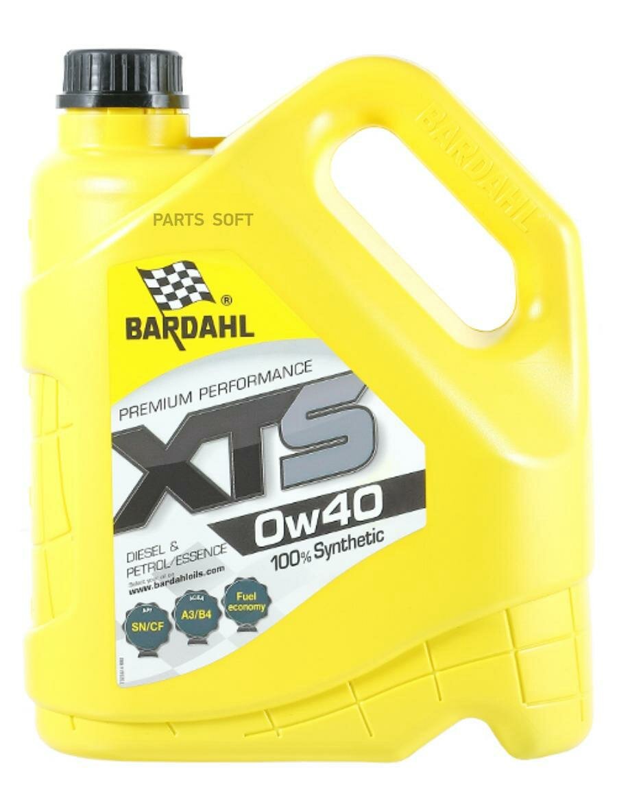 0W40 XTS SM/CF 4L (синт. моторное масло) BARDAHL BARDAHL / арт. 36142 - (1 шт)