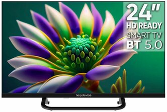 Жидкокристаллический телевизор LED24" Topdevice TDTV24CS04HBK