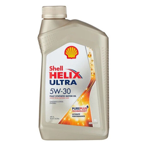 Моторное масло SHELL Helix Ultra, 5W-30, 1л, синтетическое [550046383]