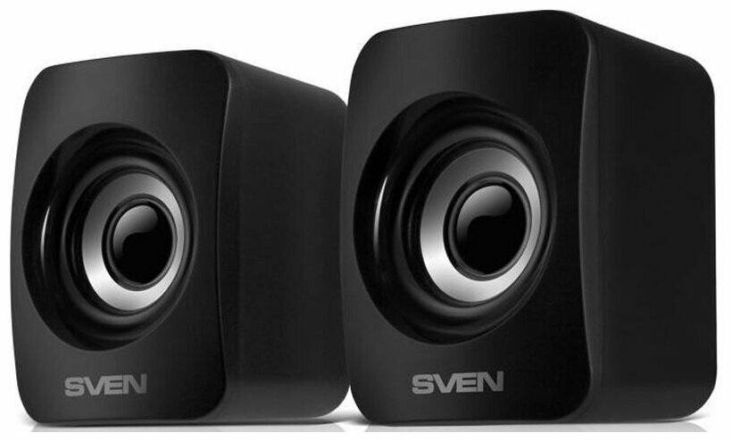 Sven Акустическая система стерео Sven 130 2x3.0Вт, питание от USB, черный (ret)