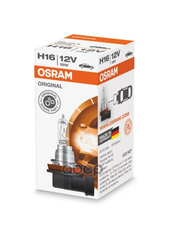 Лампа 12v H16 19w Pgj19-3 Osram Original Line 1 Шт. Картон 64219l+ Osram арт. 64219L+