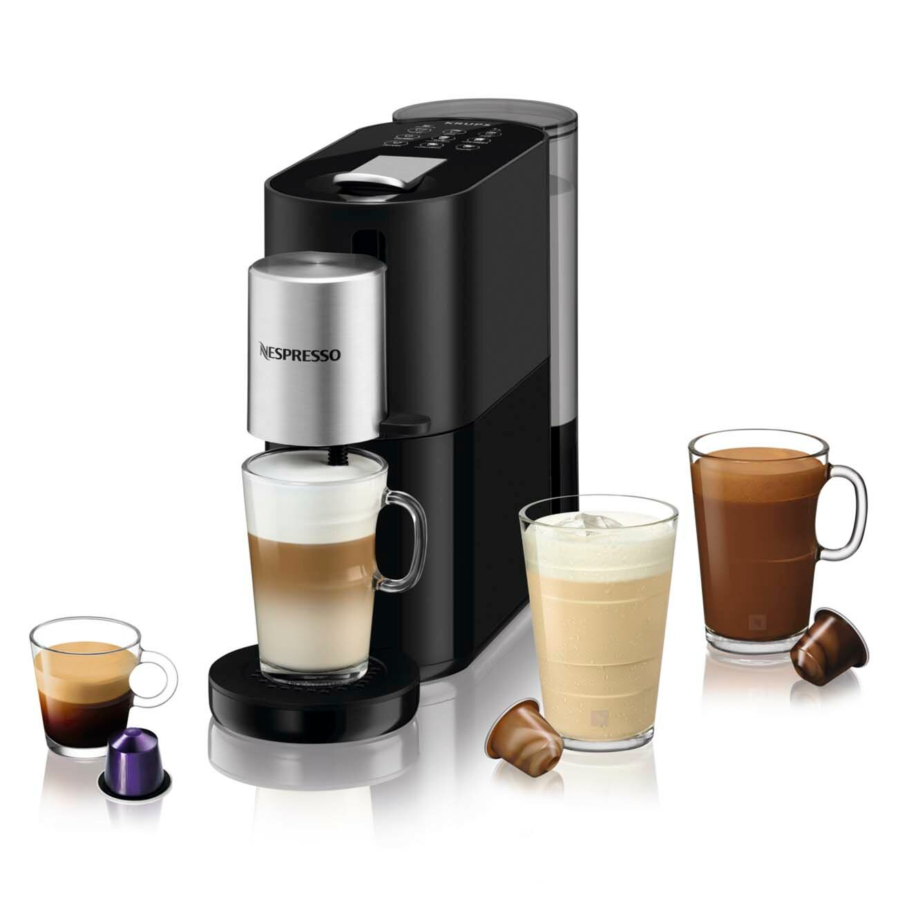 Кофемашина капсульного типа Krups Nespresso XN890810 - фотография № 1