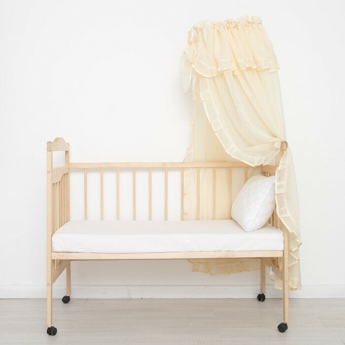 фото Балдахин однотонный, 150х300 см, цвет кремовый