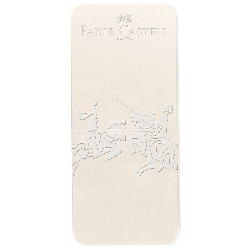 Набор Faber-Castell «Grip 2010» перьевая ручка, шариковая ручка, 0.7мм, синие, трехгран., корпус кокосовое молоко, подар. уп.