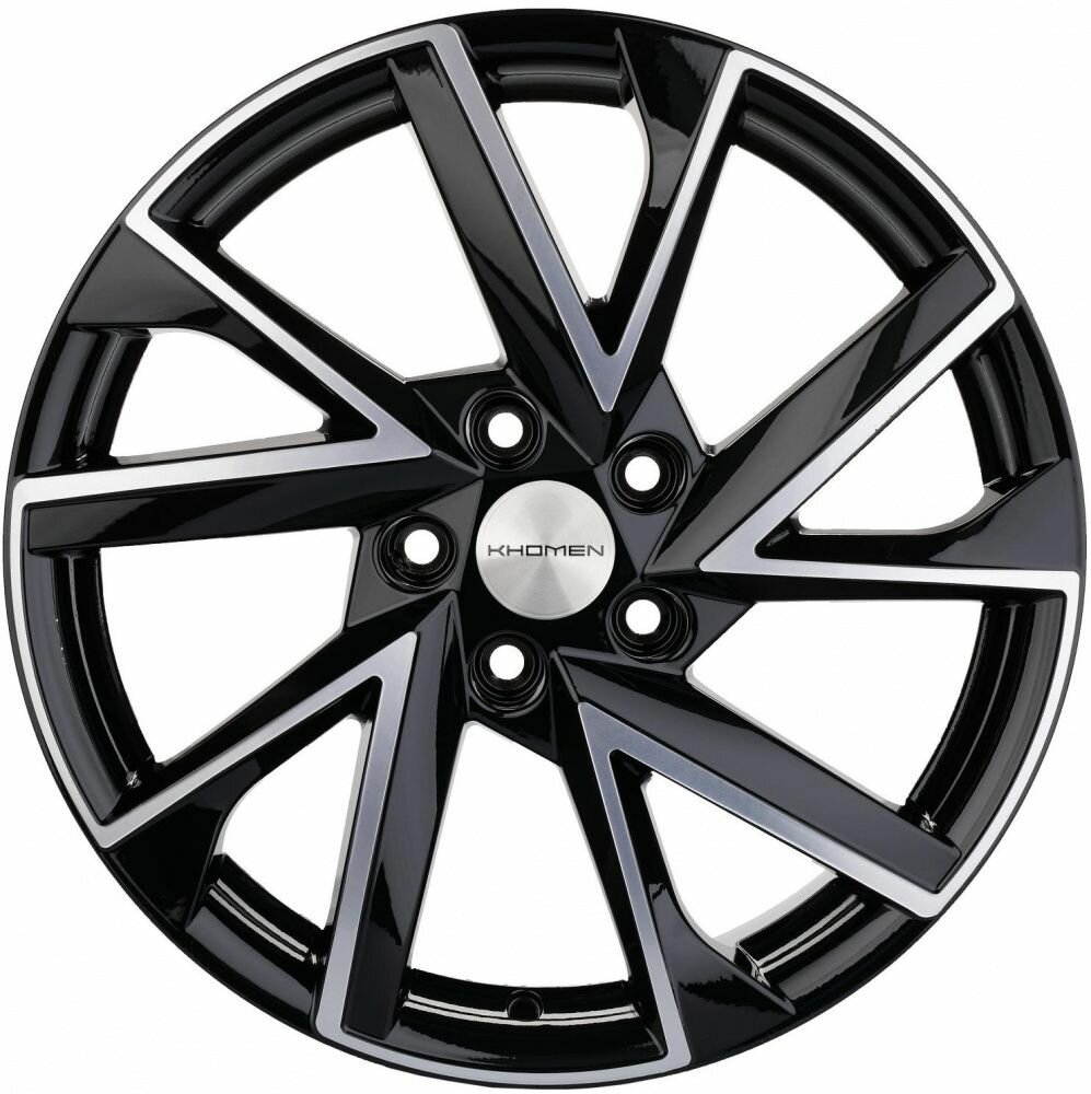 Колесный Диск Khomen Wheels KHW1714 (Camry) 7x17 5x114,3 D60,1 ET45 Black-FP