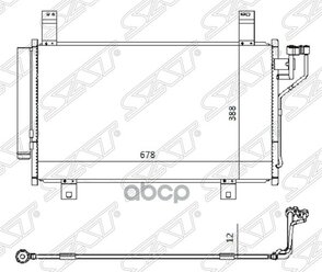 Радиатор Кондиционера Mazda Cx-5 11- Sat арт. ST-MZX5-394-0