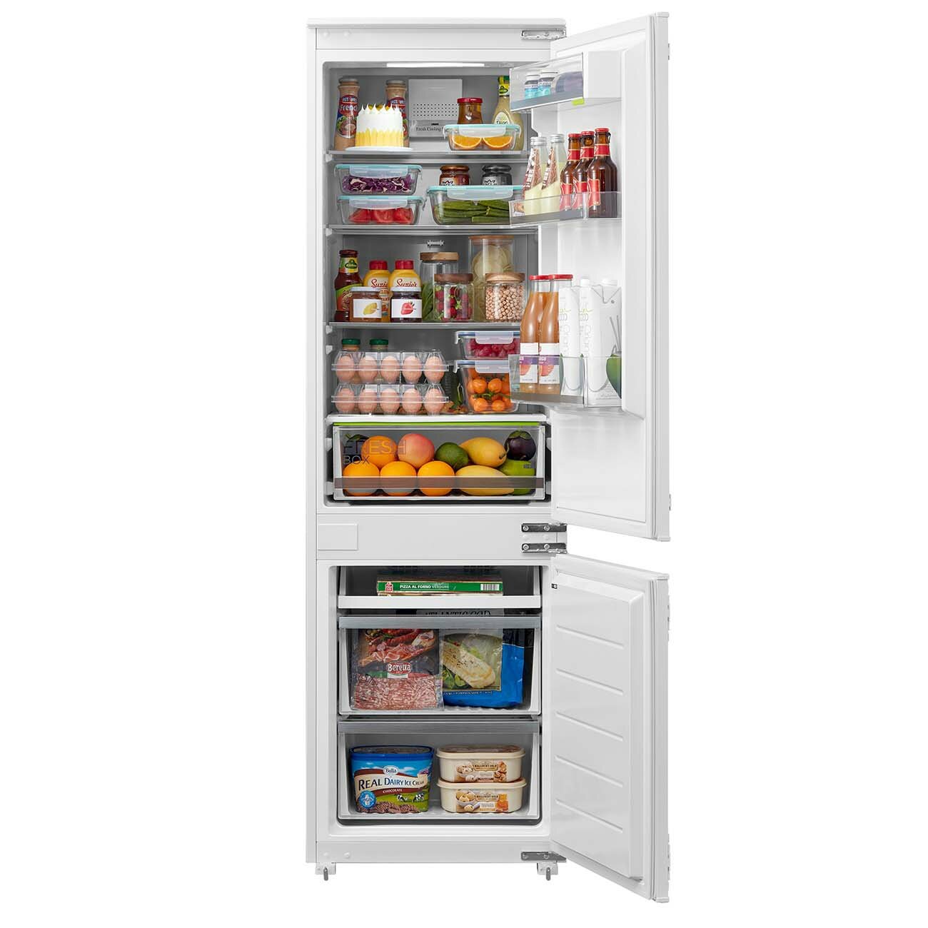 Встраиваемый холодильник комби Midea MDRE354FGF01 - фотография № 1
