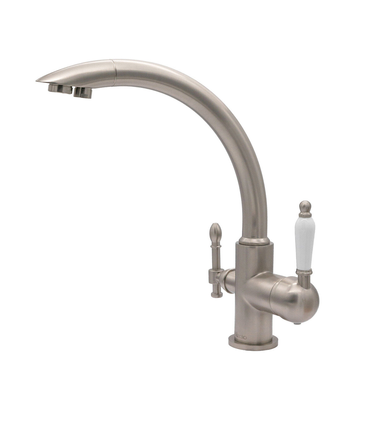 MILACIO Смеситель с подключением фильтра (2в1) MC.513.SN, сатин ( коллекция Castellon Ceramic )