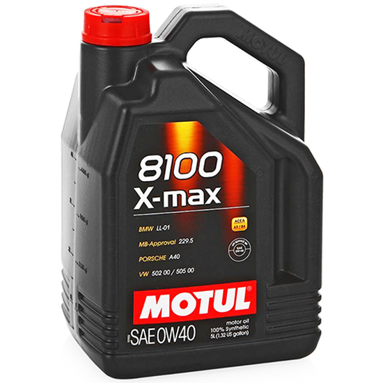 Моторное масло MOTUL 8100 X-max 0W-40 5 л