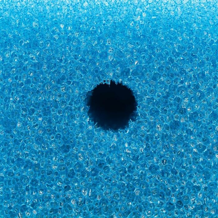 AQUA STORY Губка прямоугольная для фильтра № 5, крупнопористая, 6 х 8 х 12 см, синяя - фотография № 3