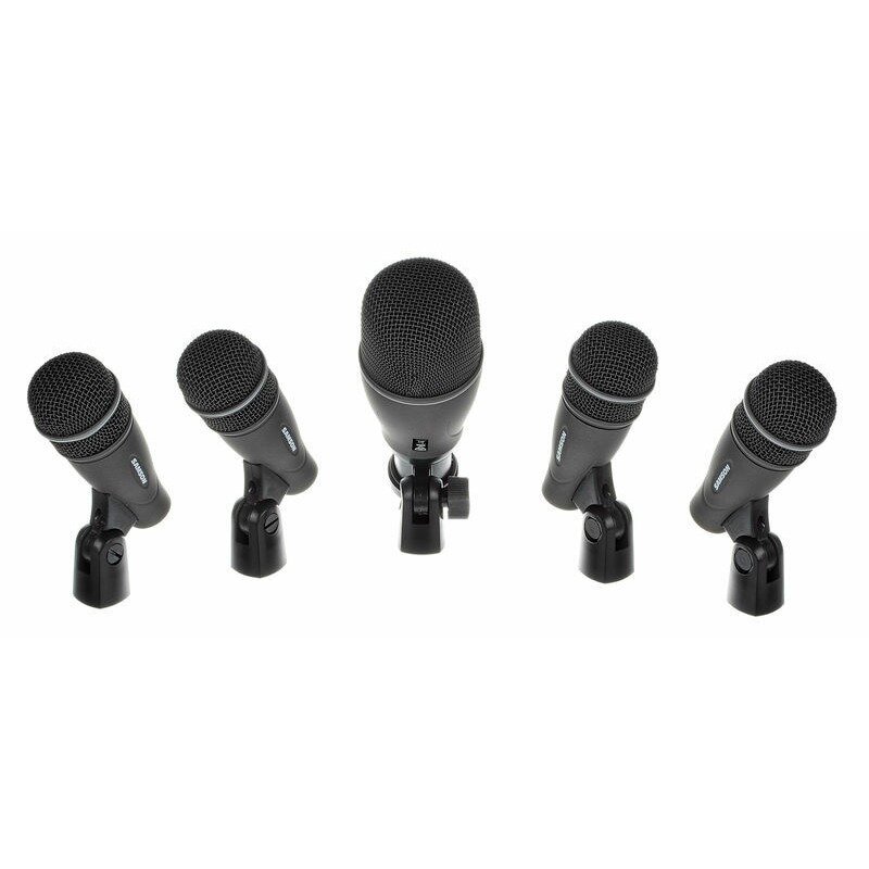 DK705 - комплект микрофонов для барабанов, (Q71 Kick Drum Mic-1 шт, Q72 Tom/Snare-4 шт. держатели для обода в наборе) в пластиковом кейсе. Бренд SAMSON