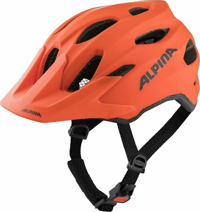 Велошлем Alpina Carapax Jr. pumpkin/orange matt