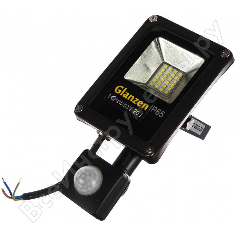 GLANZEN Светодиодный прожектор c датчиком движения GLANZEN FAD-0011-20 00-00001790