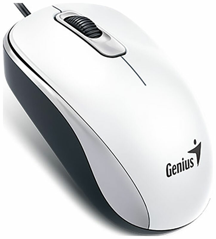 Мышь проводная Genius DX-110 белый