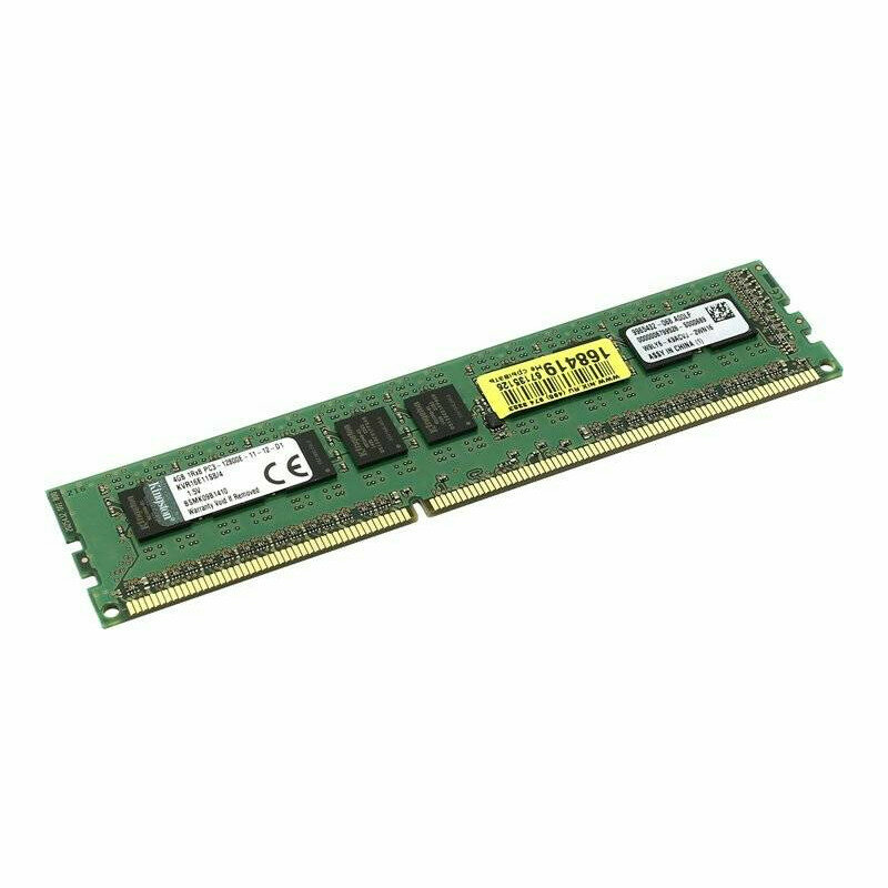   Kingston KVR16E11S8/4 /4GB Registered/ PC3-12800 DDR3 UDIMM-1600MHz DIMM/  1 