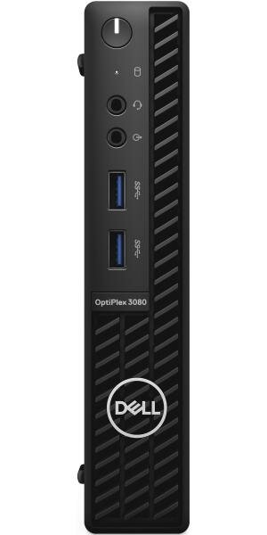 Микрокомпьютер DELL Optiplex 3080 Micro Intel Core i3 10105T 8 Гб SSD 256 Гб Intel UHD Graphics 630 65 Вт Windows 10 Professional (3080-9889)