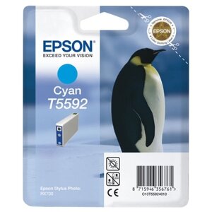 Epson Картридж Epson T5592 Cyan голубой C13T55924010