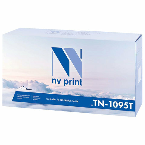 Картридж лазерный NV PRINT (NV-TN1095) для BROTHER HL-1202R/DCP-1602R, комплект 2 шт., ресурс 1500 страниц
