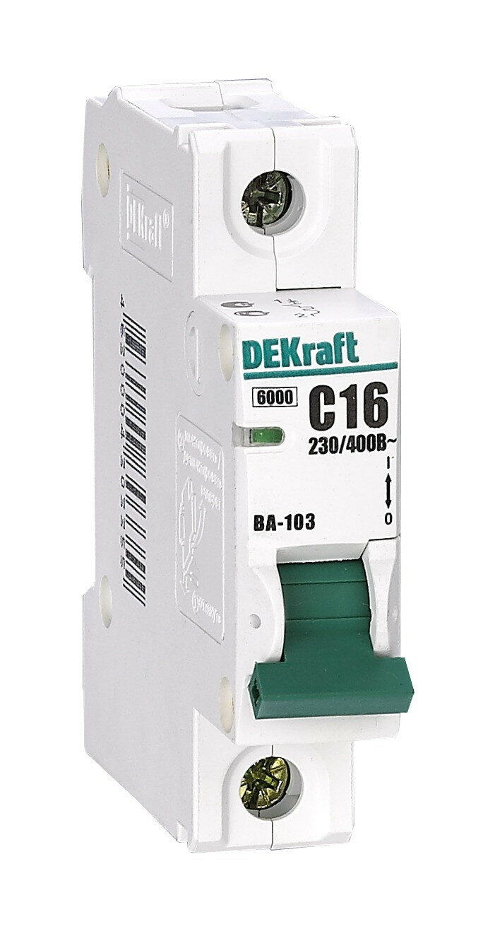   DEKraft -103 1P (C) 6kA 50, . 12063DEK
