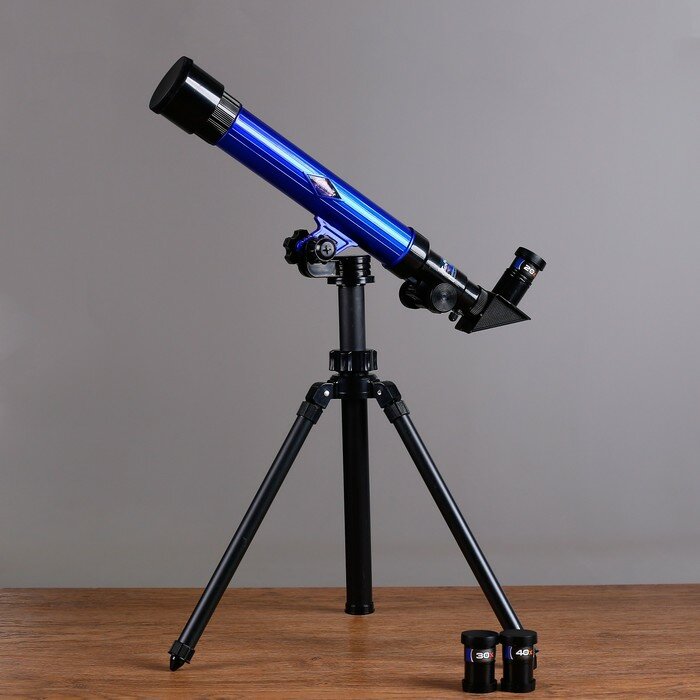 телескоп C2102 настольный съемные увеличит линзы 20,30,40 крат 41*36см пластик 412903