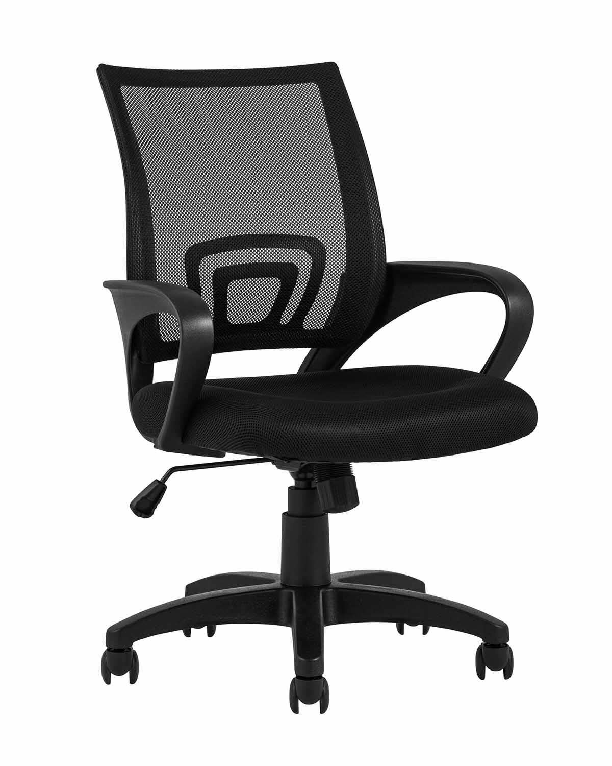 Кресло офисное TopChairs Simple черное 56х55х95