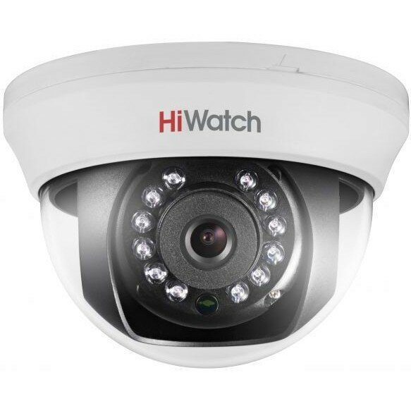 HiWatch DS-T591 C 2.8 mm 5Мп внутренняя купольная HD-TVI камера с ИК-подсветкой до 20м