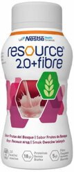 Resource 2.0 + Fibre (Ресурс 2.0 Файбер) высококалорийная смесь с пищевыми волокнами с 3 лет лесные ягоды 200 мл 1 шт
