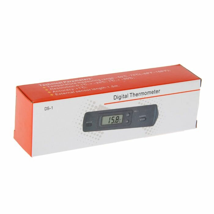 Термометр внутрисалонный, электронный, LCD - фотография № 4