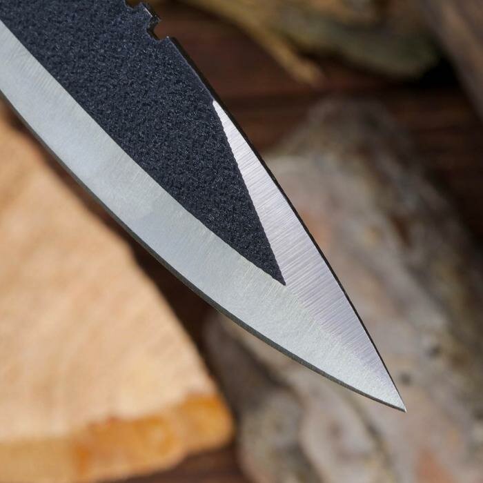 Набор ножей "Альметта", в оплётке, 3 шт., чёрные, - фотография № 3