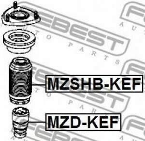 Отбойник переднего амортизатора Febest MZD-KEF Mazda: KD35-34-111