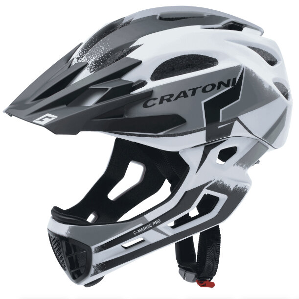 CRATONI Шлем Cratoni С-Maniac Pro L-XL (58-61) /112603H3/ White-black matt