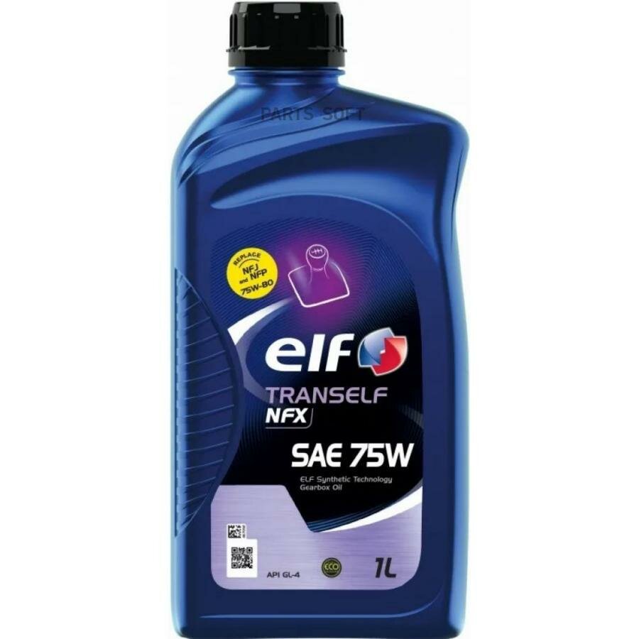 Tranself Nfx Sae 75w (1l)_масло Трансмиссионное! Api Gl-4 Аналог Tranself Nfj/ Nfp 75w-80 ELF арт. 223519