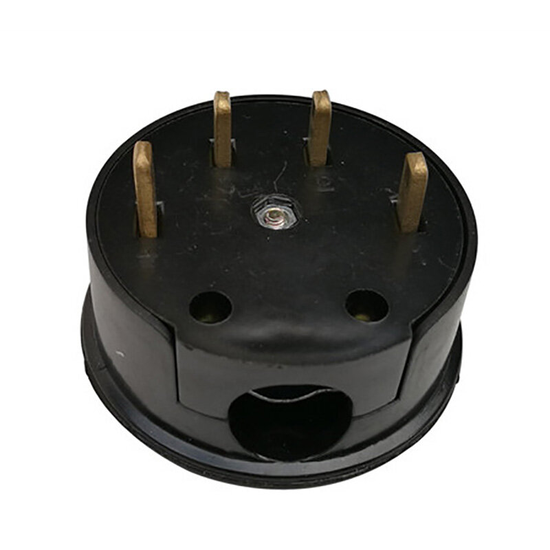 Вилка ВШ для электрической плиты 32 А, 380 В, 3Р+РЕ (ОУ) черная REXANT