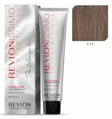 Revlon Professional Revlonissimo Colorsmetique Краска для волос оттенок 5-12 (светло-коричневый пепельный перламутровый)