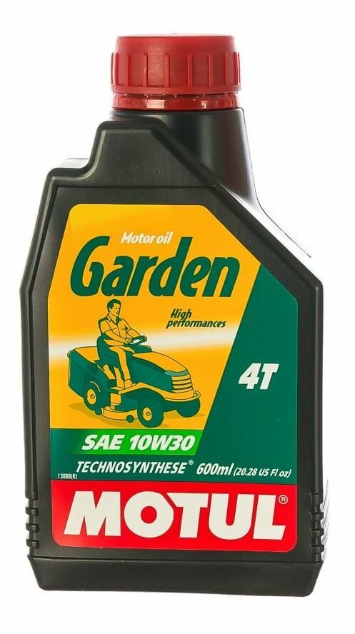 Масло моторное Motul Garden 4T, Sj/sh, 10W30, 0,6л .