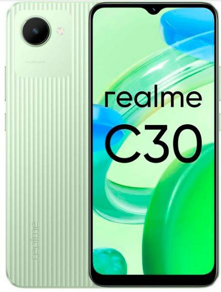 Смартфон Realme C30 32ГБ, зеленый (6048260)