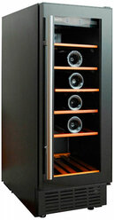 Встраиваемый винный шкаф Cold Vine C18-KBT1, черный