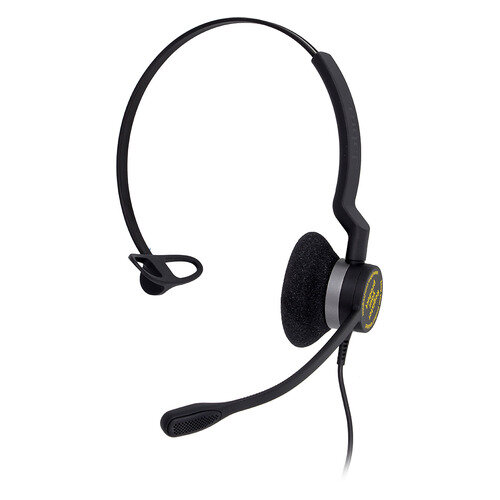 Гарнитура Jabra BIZ 2300 Mono, для контактных центров, накладные, черный [2393-823-109]