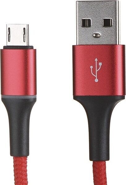 Кабель Baseus CALSP-B09 Horizontal USB - Lighting 2.4A 1m Red