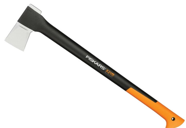 Топор-колун Fiskars X21-L + универсальный нож с точилкой 1025436