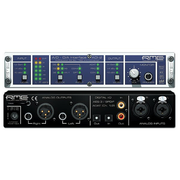 2-канальный конвертор цифровых форматов RME ADI-2, ADAT-AES/EBU-SPDIF, 24Bit/192kHz