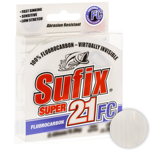 Sufix Super 21 Fluorocarbon 150м. 0.30мм. CLEAR