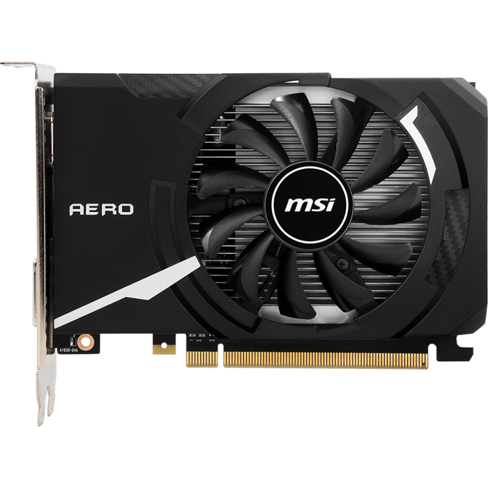 Видеокарта MSI GeForce GT 1030 2048Mb, GT 1030 Aero ITX 2GD4 OC DVI-D, HDMI Ret