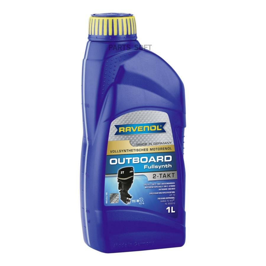 RAVENOL 4014835727618 Масло моторное Ravenol Outboardoel 2T Fullsynth синтетическое 1 л 4014835727618