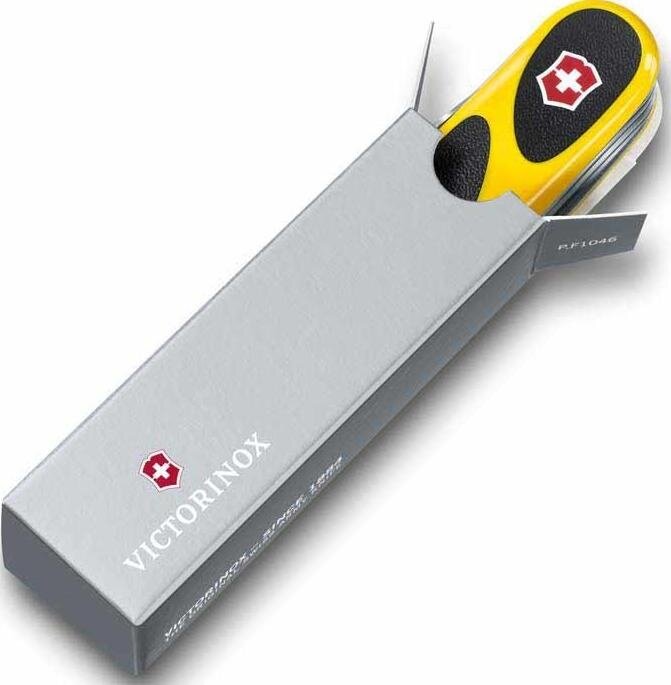 Нож перочинный Victorinox EvoGrip S18 (2.4913.SC8) 85мм 15функций желтый/черный карт.коробка - фото №2