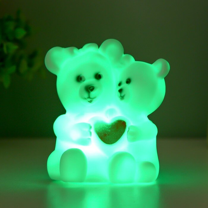 Ночник "Любимый мишка" LED 1Вт белый 8,5х7х6см - фотография № 4