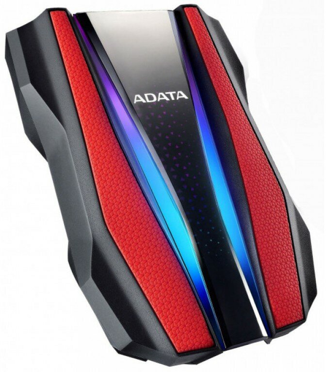 Внешний жёсткий диск 2Tb ADATA HD770G Red, RGB, RTL (AHD770G-2TU32G1-CRD)