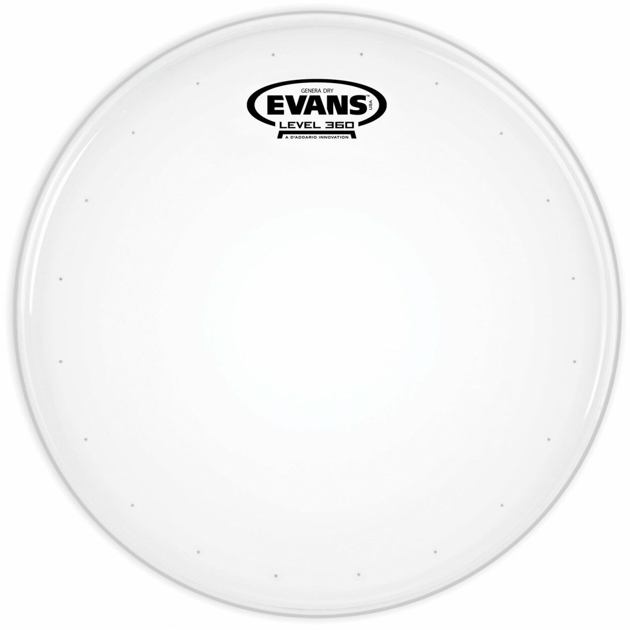 Evans B13DRY Genera Dry 13'' пластик для малого барабана однослойный с напылением и демпирующим кольцом